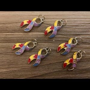 Ribbon charms puzzle piece